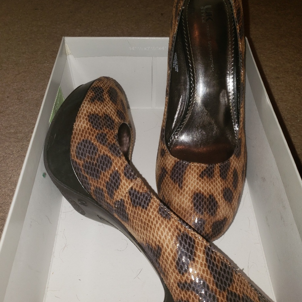 Leopard platform pumps - Picture 2 of 5
